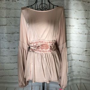 Embroidered peasant shirt